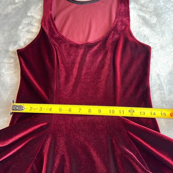 NWOT Blackmilk Velvet Mulled Wine Evil Skater Dress Size Medium-Large - Picture 14 of 15